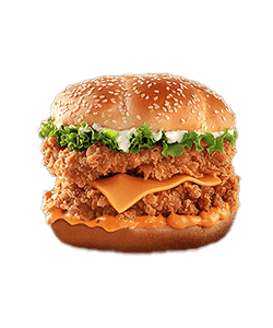 Mighty Zinger Burger – Halal Addicts
